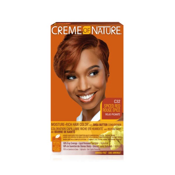 creme of nature moisture rich hair color c32 spiced red